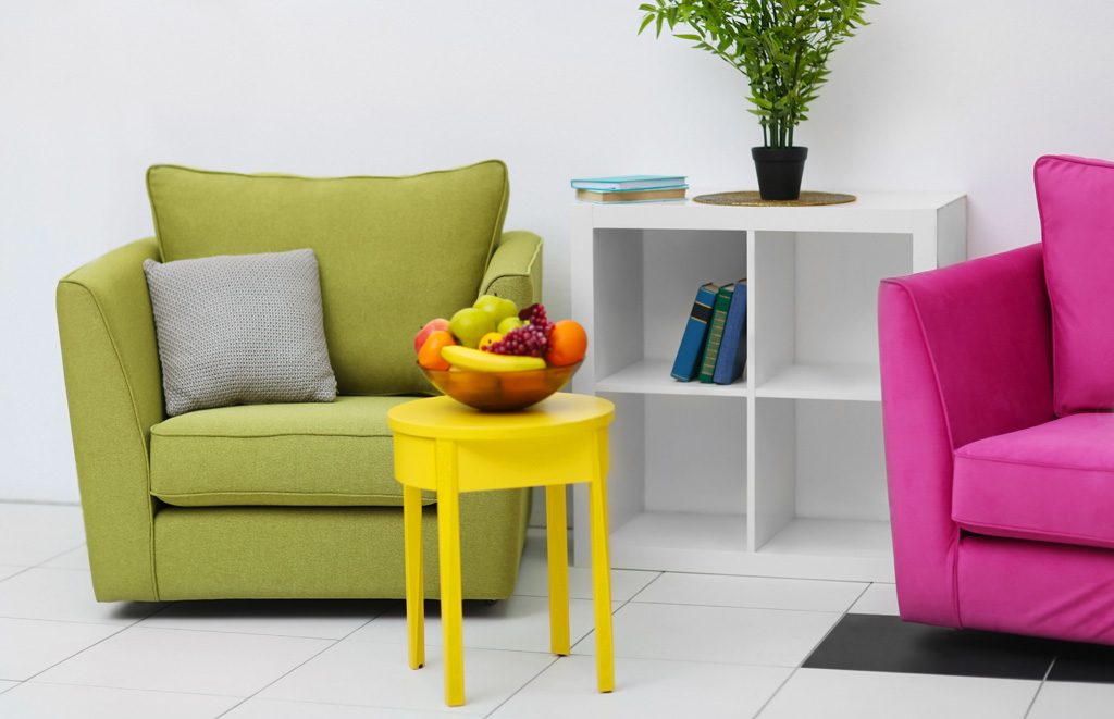 Välja färg på fåtöljen