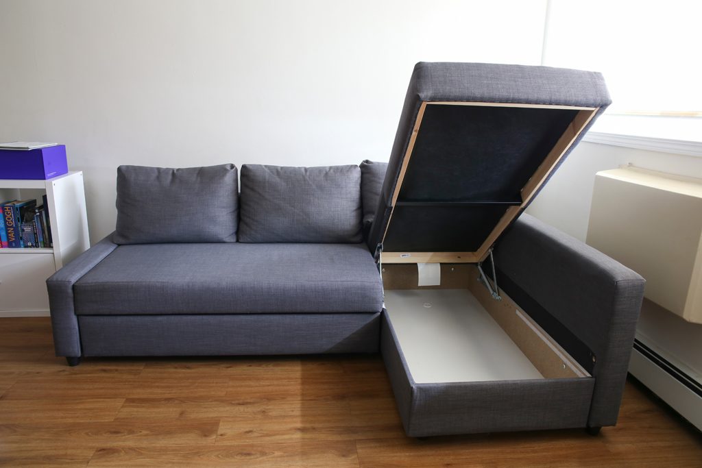 Soffa med förvaring