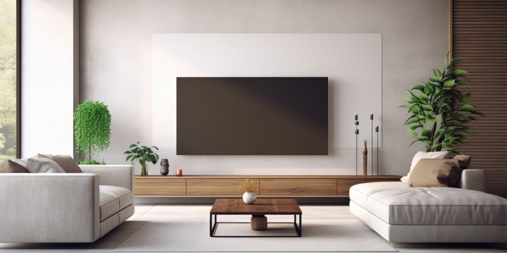 Vägghängd TV-bänk