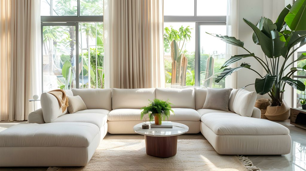 Vilken färg på matta passar till beige soffa?