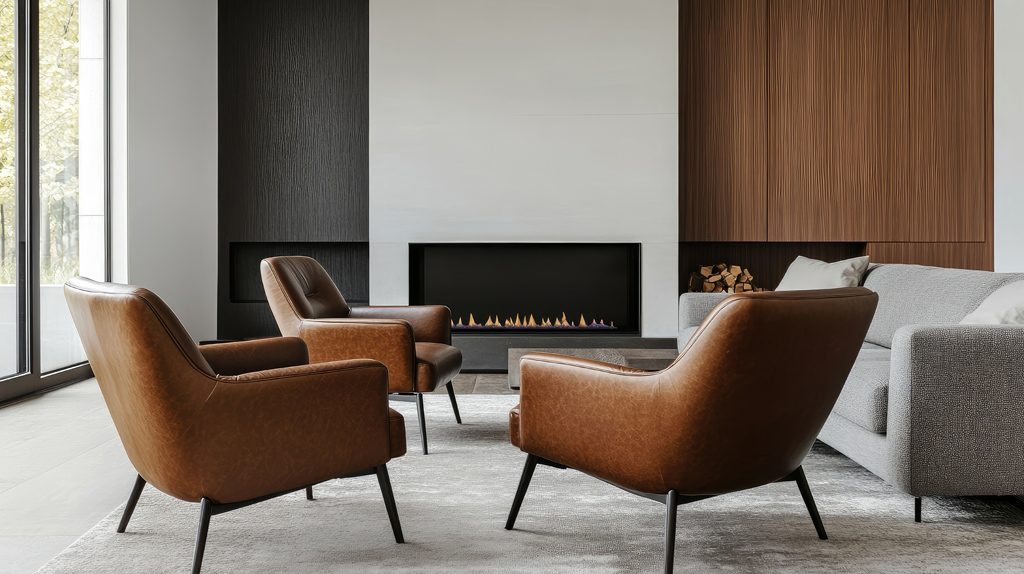 50-talsstolar i läder