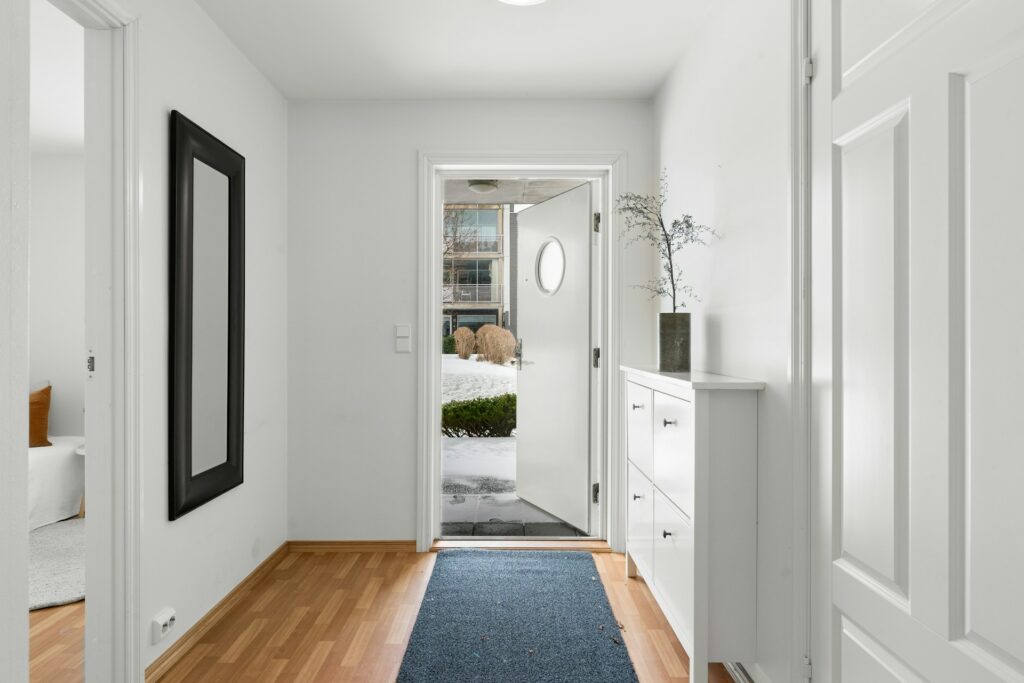 Personliga detaljer i hallen