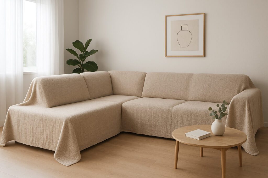 Sofföverdrag till hörnsoffa