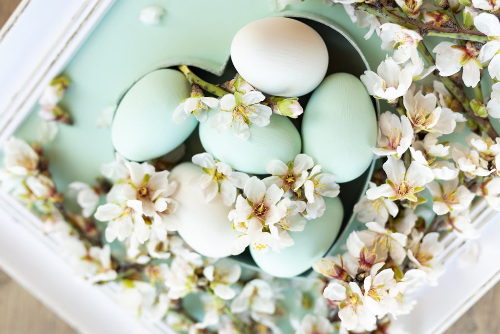 Endast vitt och grönt