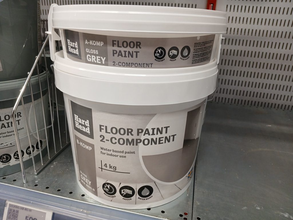 Jula Golvfärg 2-komponent - Hard Head